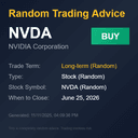 Random Trading Advices