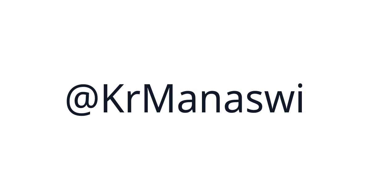 Kumar Manaswi (@KrManaswi) - 1 startup · $1,720 revenue | TrustMRR