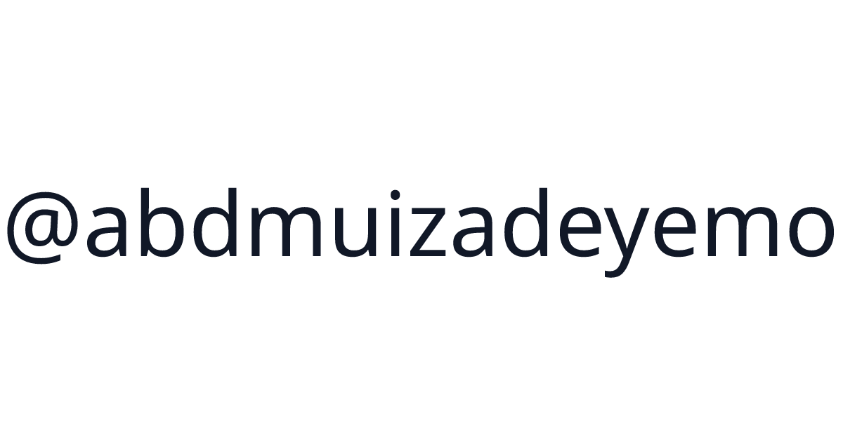 Abdulmuiz Adeyemo (@abdmuizadeyemo) - 2 startups · $0 revenue | TrustMRR