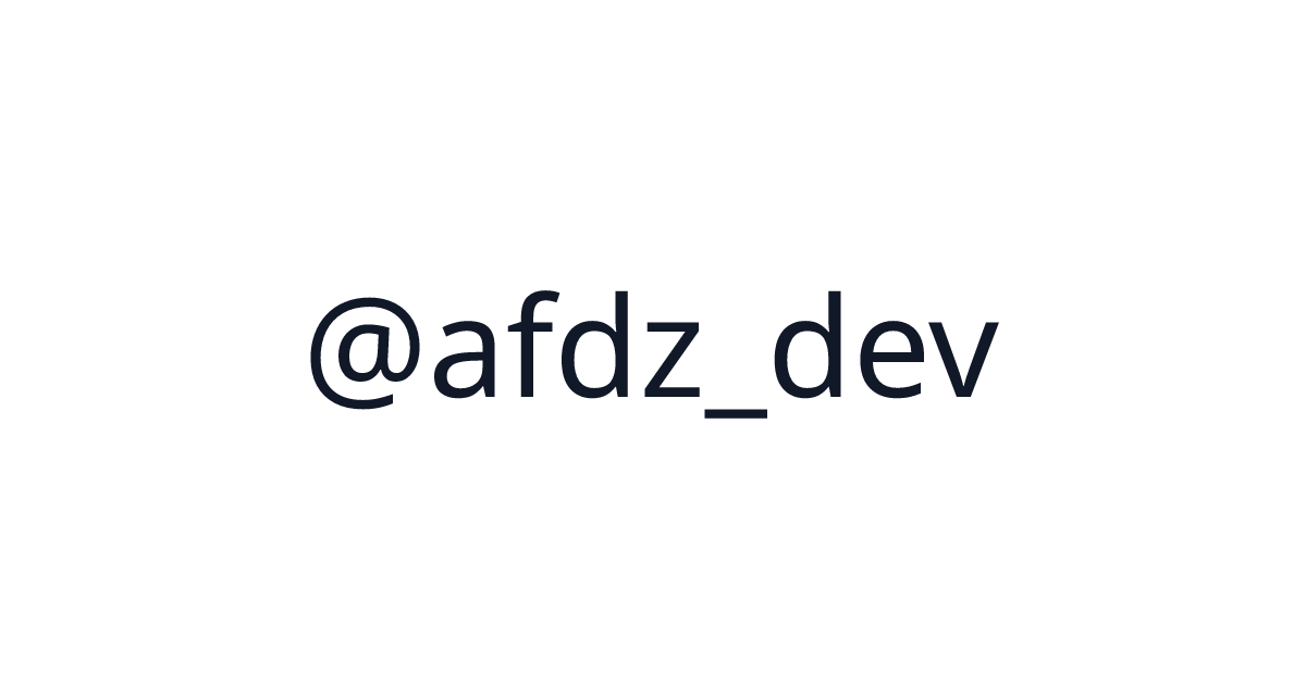 Alex (@afdz_dev) - 2 startups · $0 revenue | TrustMRR