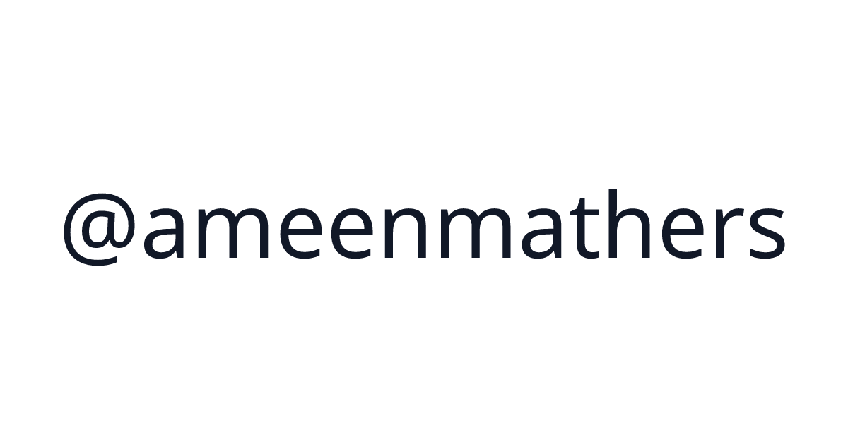 Al Ameen (@ameenmathers) - 1 startup · $1,804 revenue | TrustMRR
