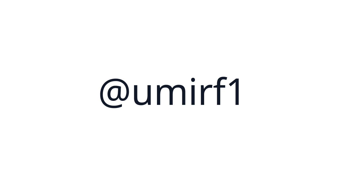 Umir Irfan (@umirf1) - 1 startup · $10,538 revenue | TrustMRR