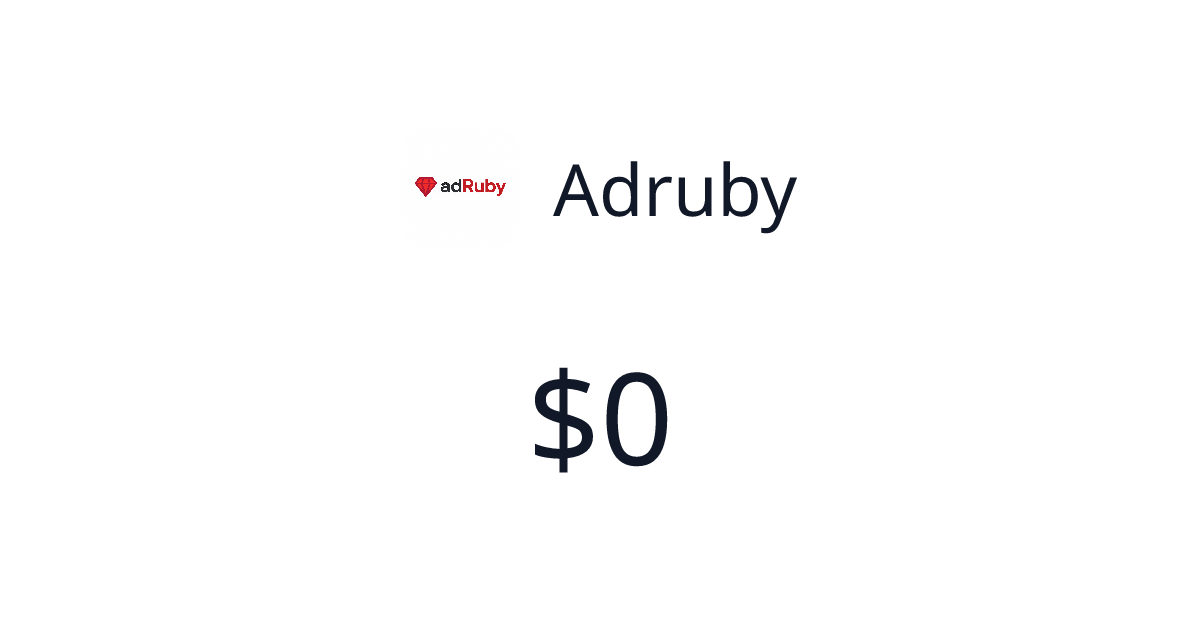Adruby - Verified revenue | TrustMRR
