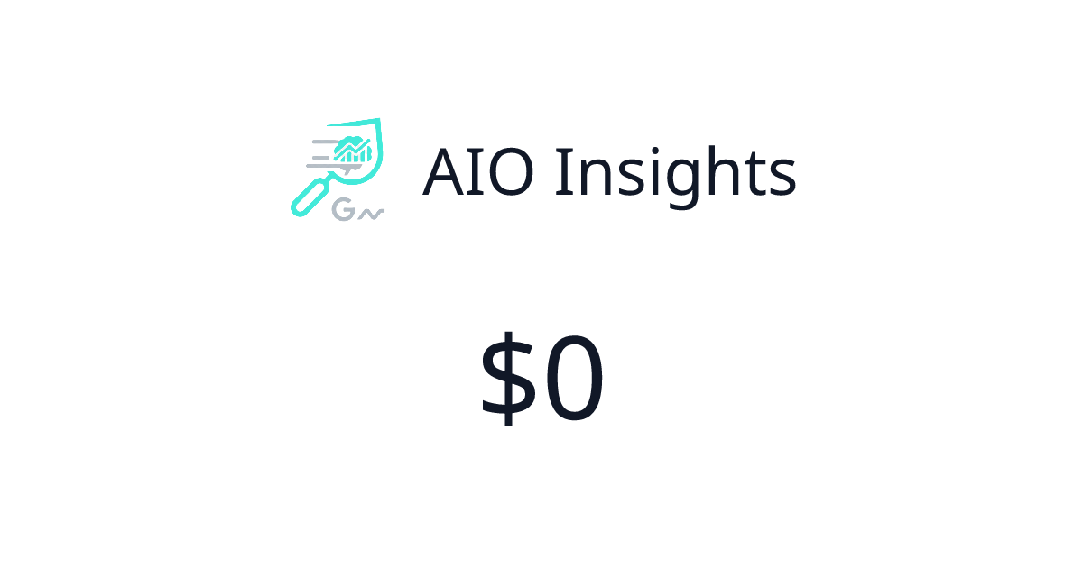 AIO Insights - Verified revenue | TrustMRR