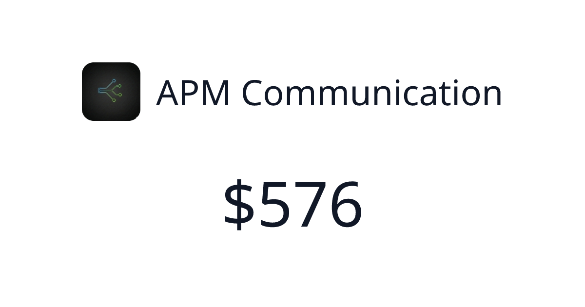 APM Communication - Verified revenue | TrustMRR