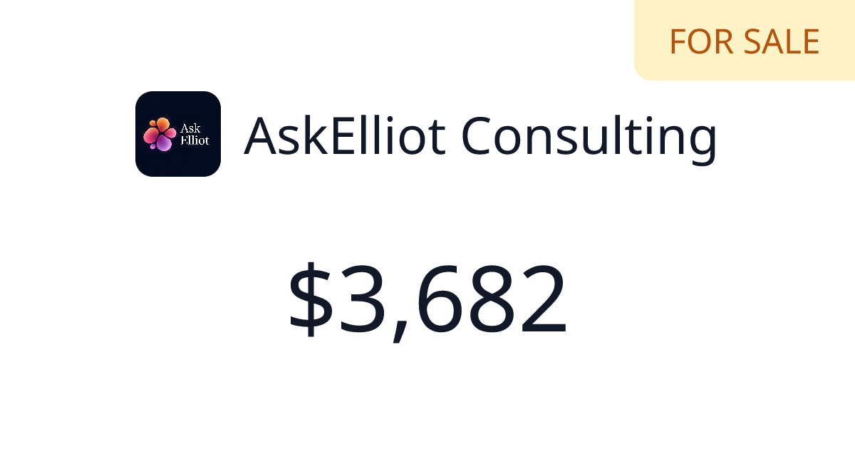 AskElliot Consulting - $228 last 30 days | TrustMRR