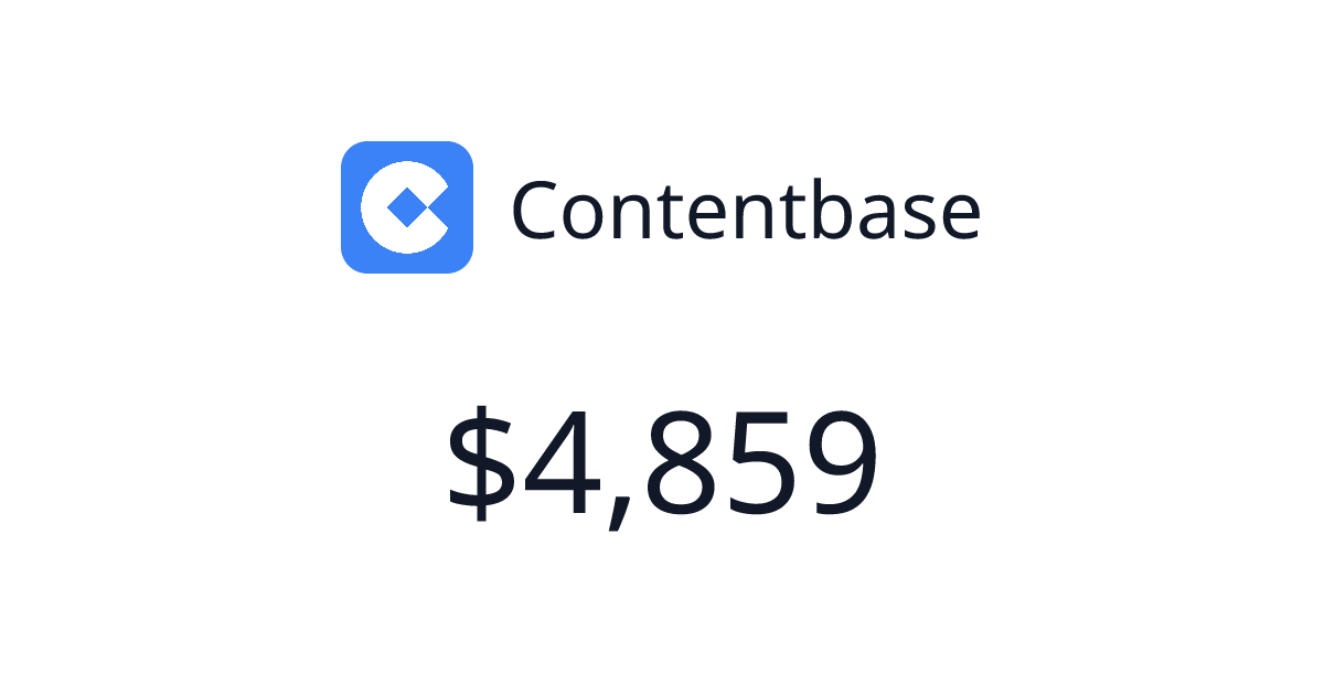 Contentbase - Verified revenue | TrustMRR
