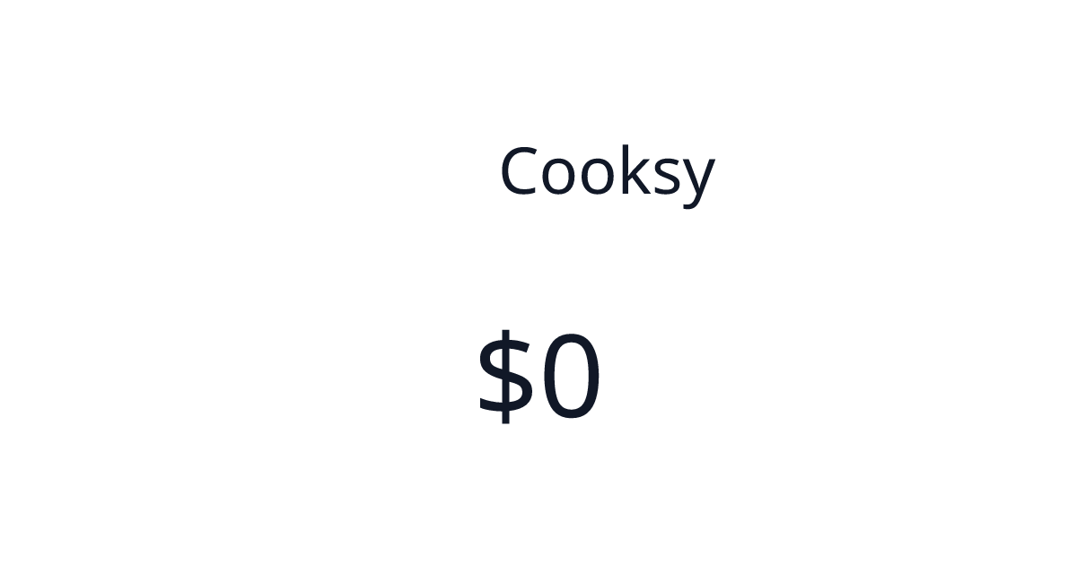 Cooksy - Verified revenue | TrustMRR