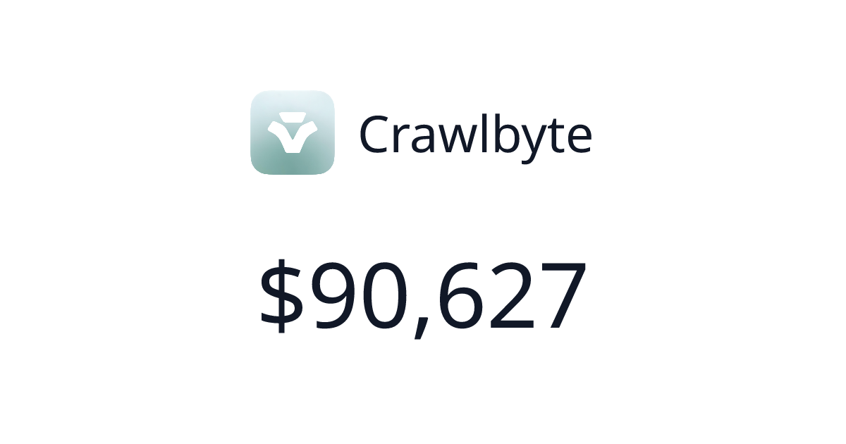 Crawlbyte - $8,336 last 30 days | TrustMRR