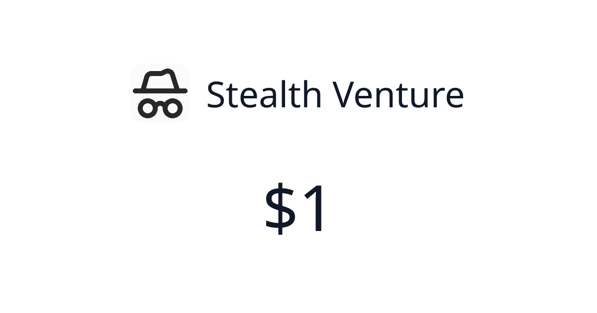 Stealth Venture - Verified revenue | TrustMRR