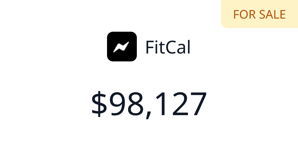 FitCal - $661 last 30 days | TrustMRR