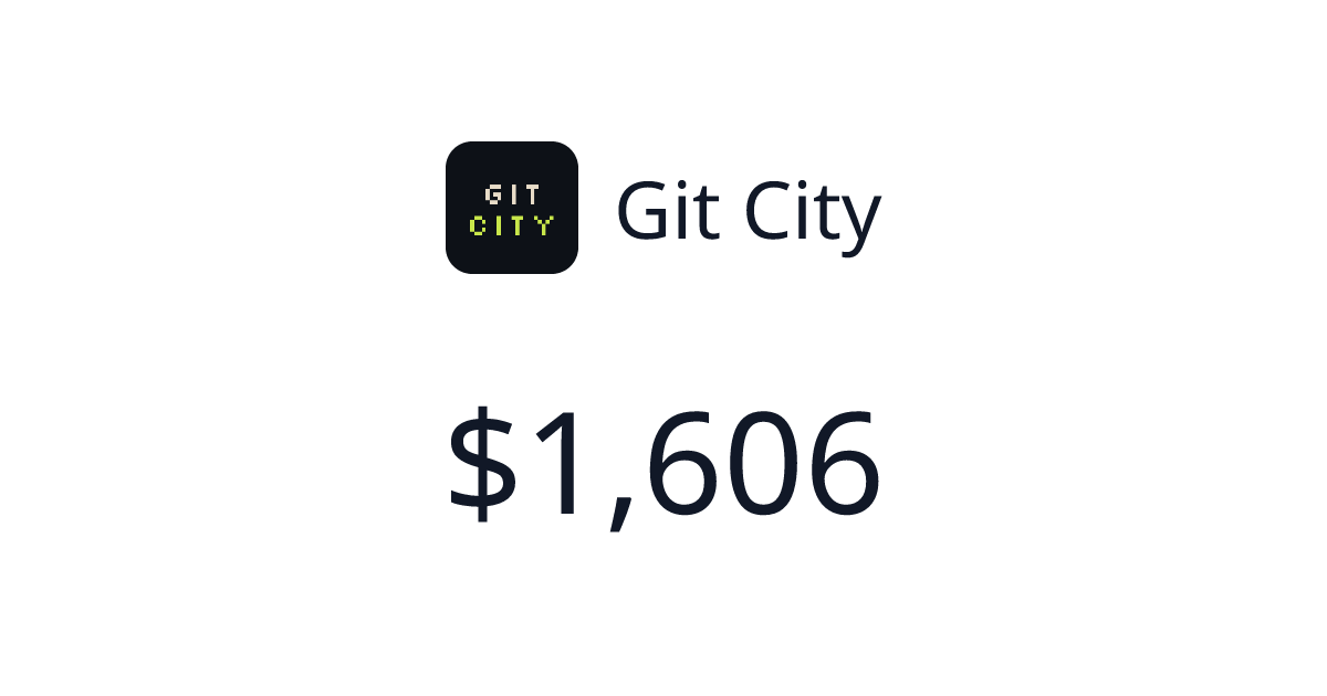 Git City - $68 last 30 days | TrustMRR