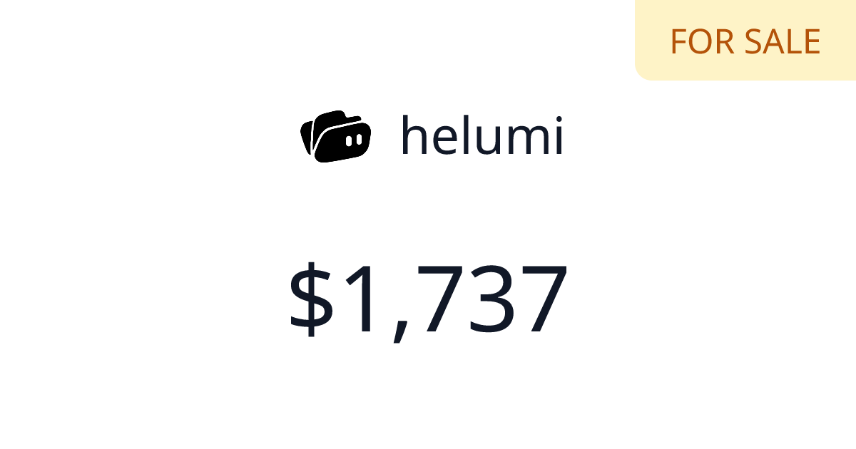 helumi - $1,615 last 30 days | TrustMRR