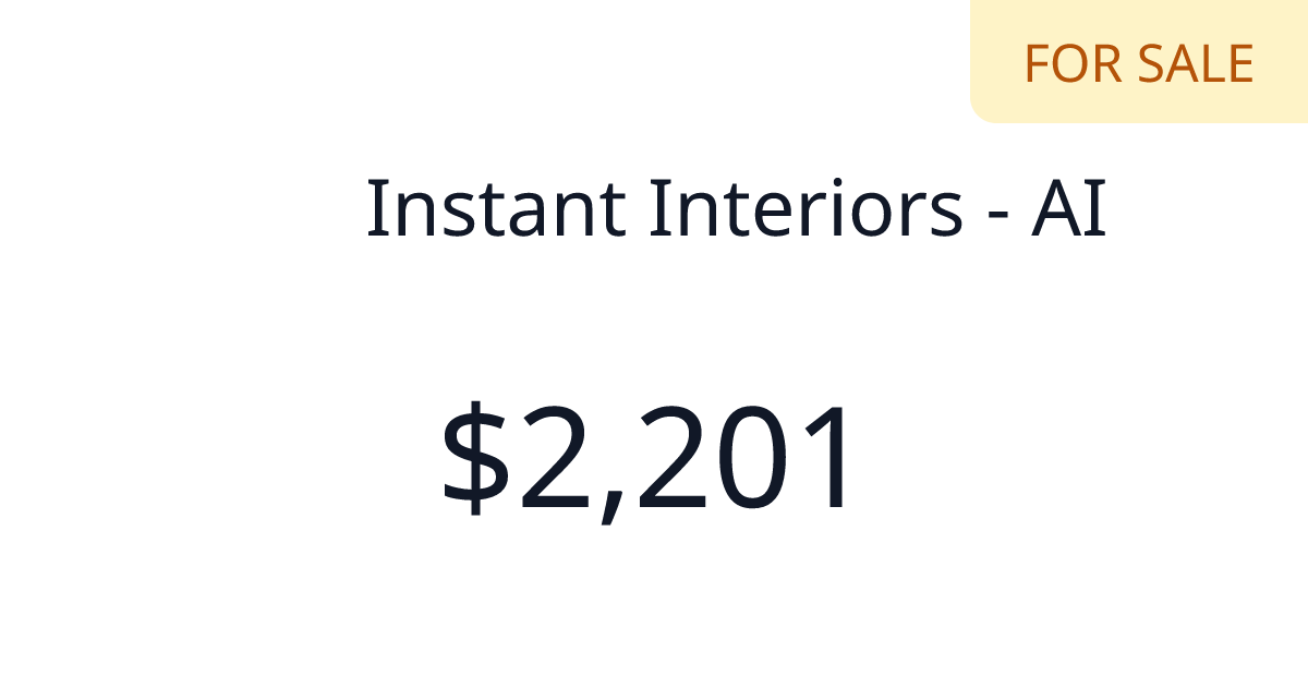 Instant Interiors - AI - $72 last 30 days | TrustMRR