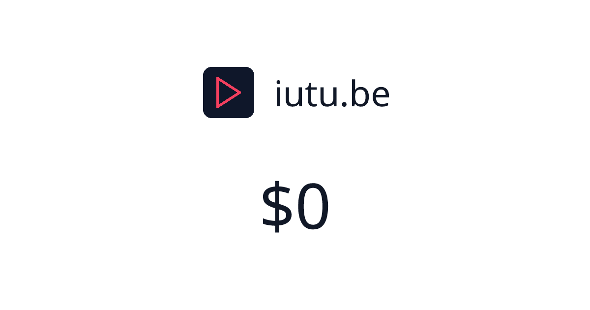 iutu.be - Verified revenue | TrustMRR