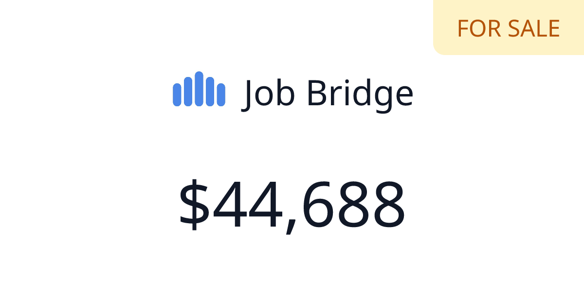 Job Bridge - $1,669 last 30 days | TrustMRR