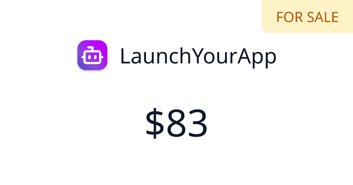 LaunchYourApp - Verified revenue | TrustMRR