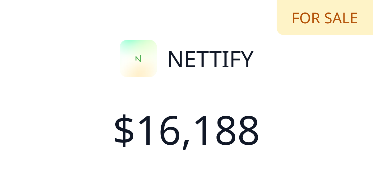 NETTIFY - $1,625 last 30 days | TrustMRR