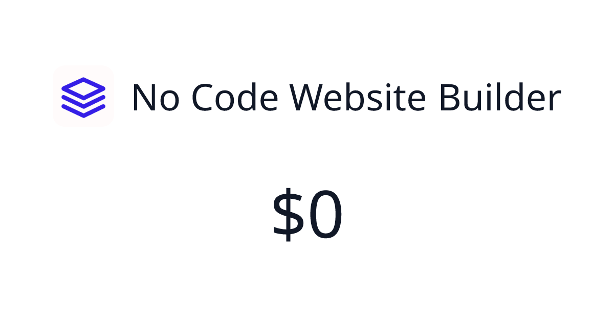 No Code Website Builder - Verified revenue | TrustMRR