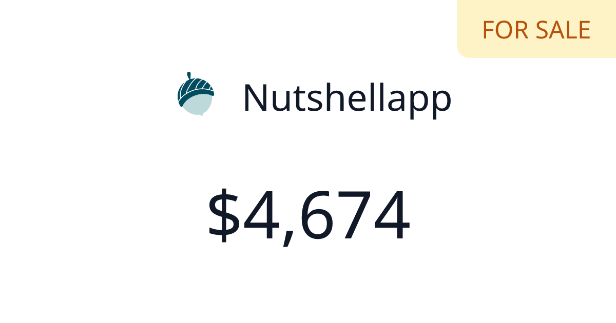 Nutshellapp - Verified revenue | TrustMRR