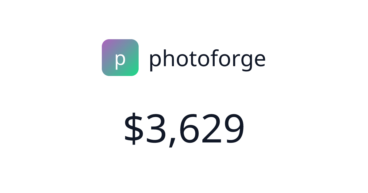 photoforge - $272 last 30 days | TrustMRR