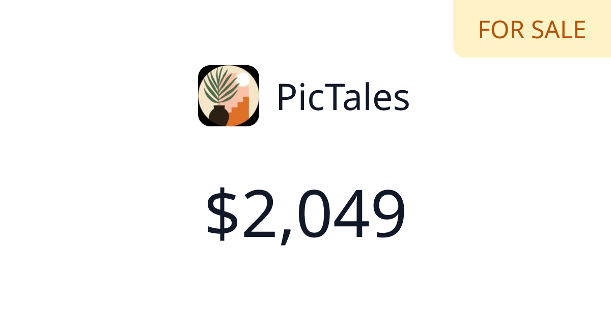 PicTales - Verified revenue | TrustMRR