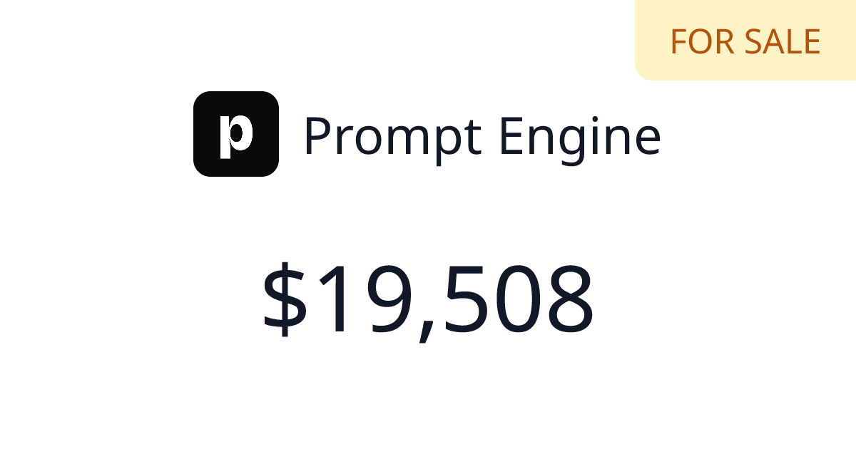 Prompt Engine - $616 last 30 days | TrustMRR