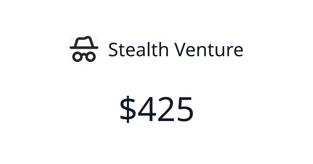 Stealth Venture - $66 last 30 days | TrustMRR