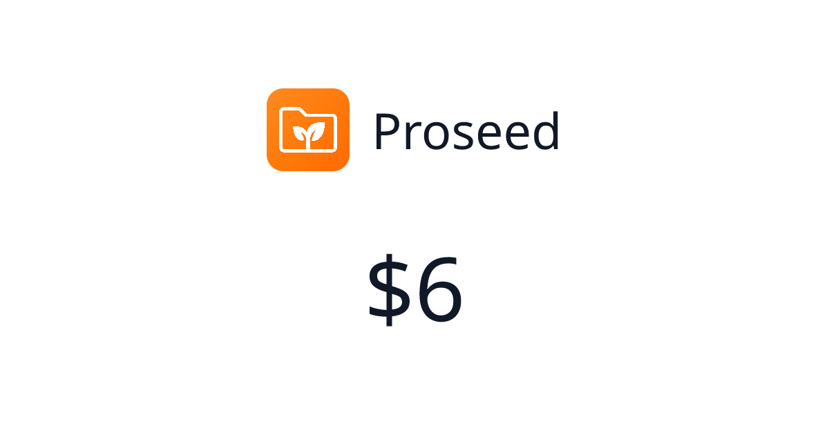 Proseed - Verified revenue | TrustMRR