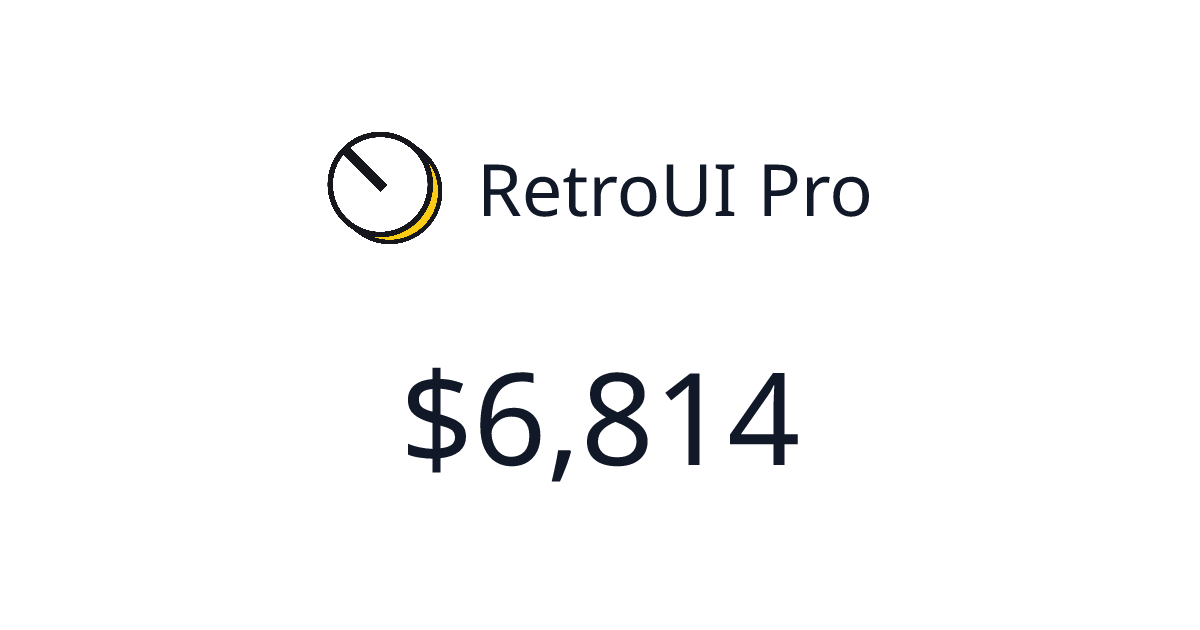 RetroUI Pro - $401 last 30 days | TrustMRR