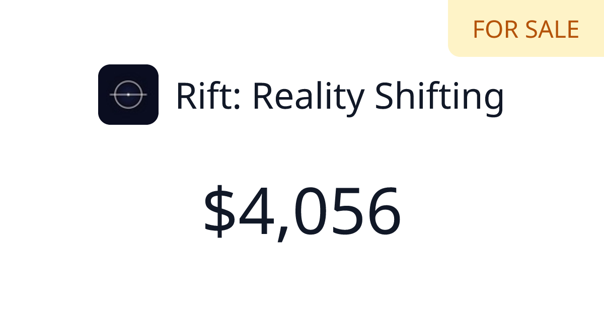 Rift: Reality Shifting - $498 last 30 days | TrustMRR