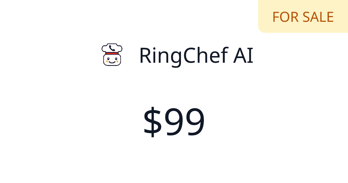 RingChef AI - Verified revenue | TrustMRR