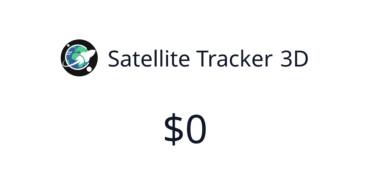 Satellite Tracker 3D - Verified revenue | TrustMRR