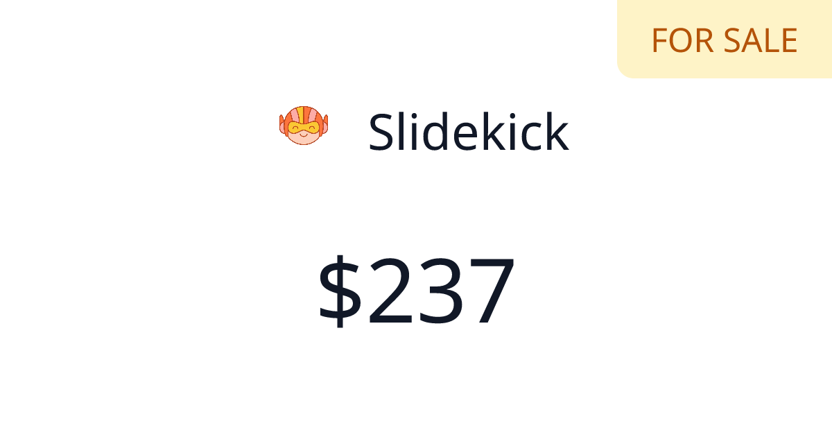 Slidekick - $5 last 30 days | TrustMRR