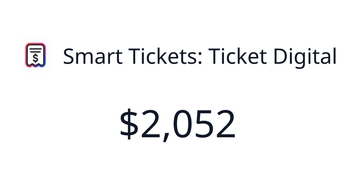 Smart Tickets: Ticket Digital - $71 last 30 days | TrustMRR