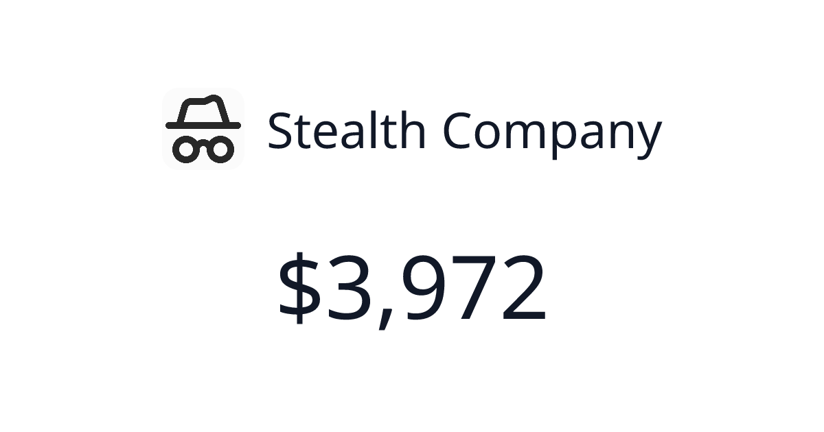 Stealth Company - $57 last 30 days | TrustMRR
