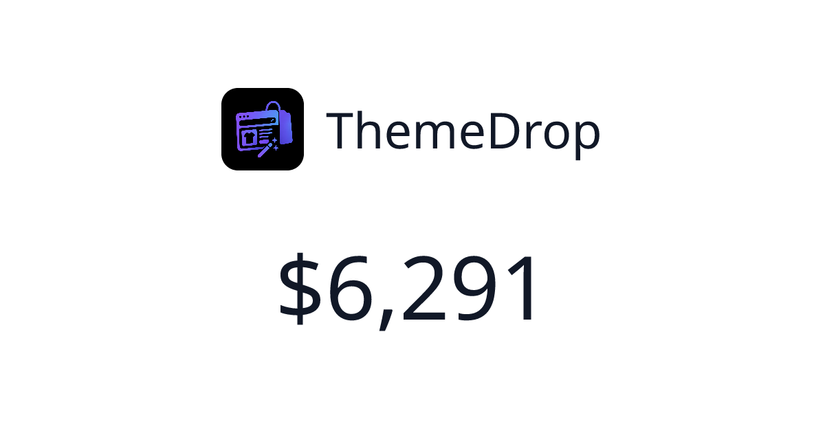 ThemeDrop - $1,403 last 30 days | TrustMRR
