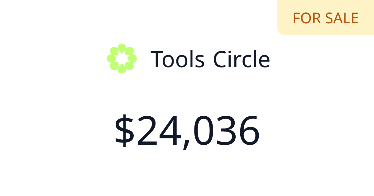 Tools Circle - Verified revenue | TrustMRR