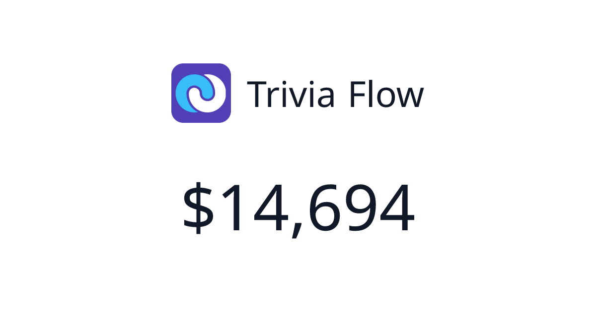 Trivia Flow - $1,221 last 30 days | TrustMRR