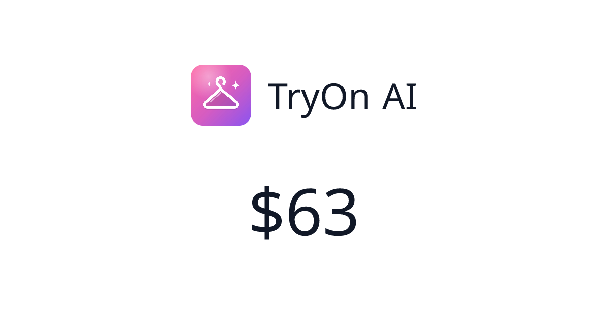 TryOn AI - $49 last 30 days | TrustMRR