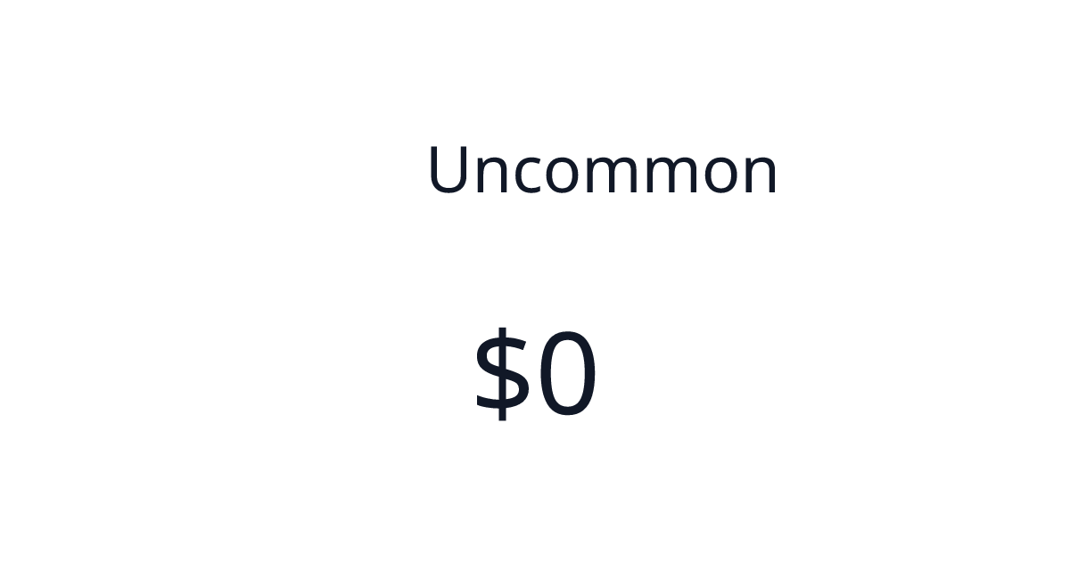 Uncommon - Verified revenue | TrustMRR